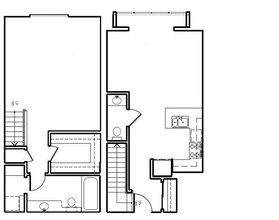 2 Bed 1.5 Bath + Bonus Room 1028 floor plan